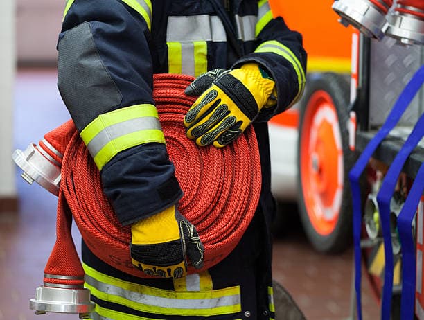 Teamwork between fire departments and emergency services saves lives.